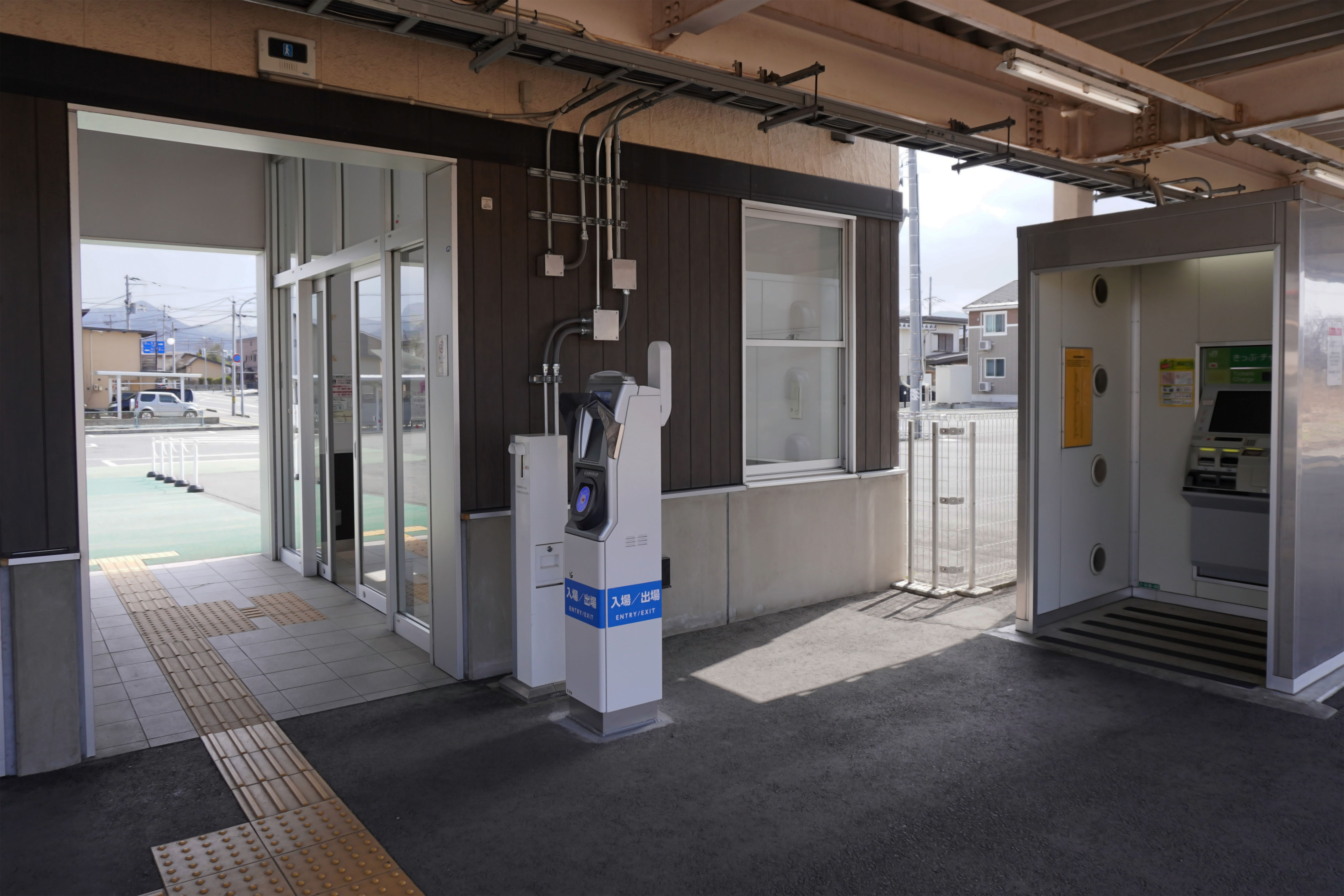 JR East Jimmachi Station gate in Yamagata Prefecture