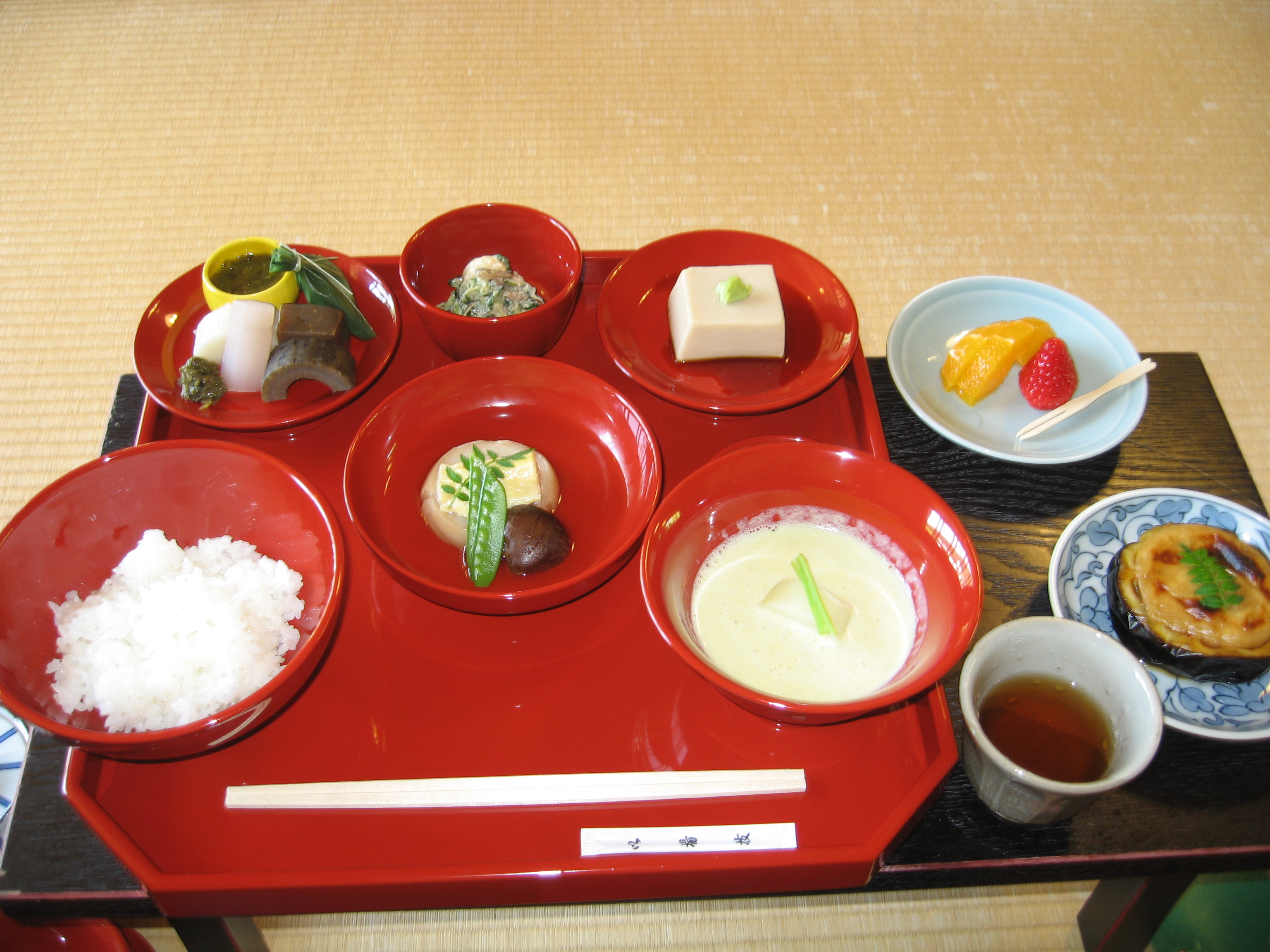 Japanese Buddhist cuisine shojin ryori spring seasonal vegetables