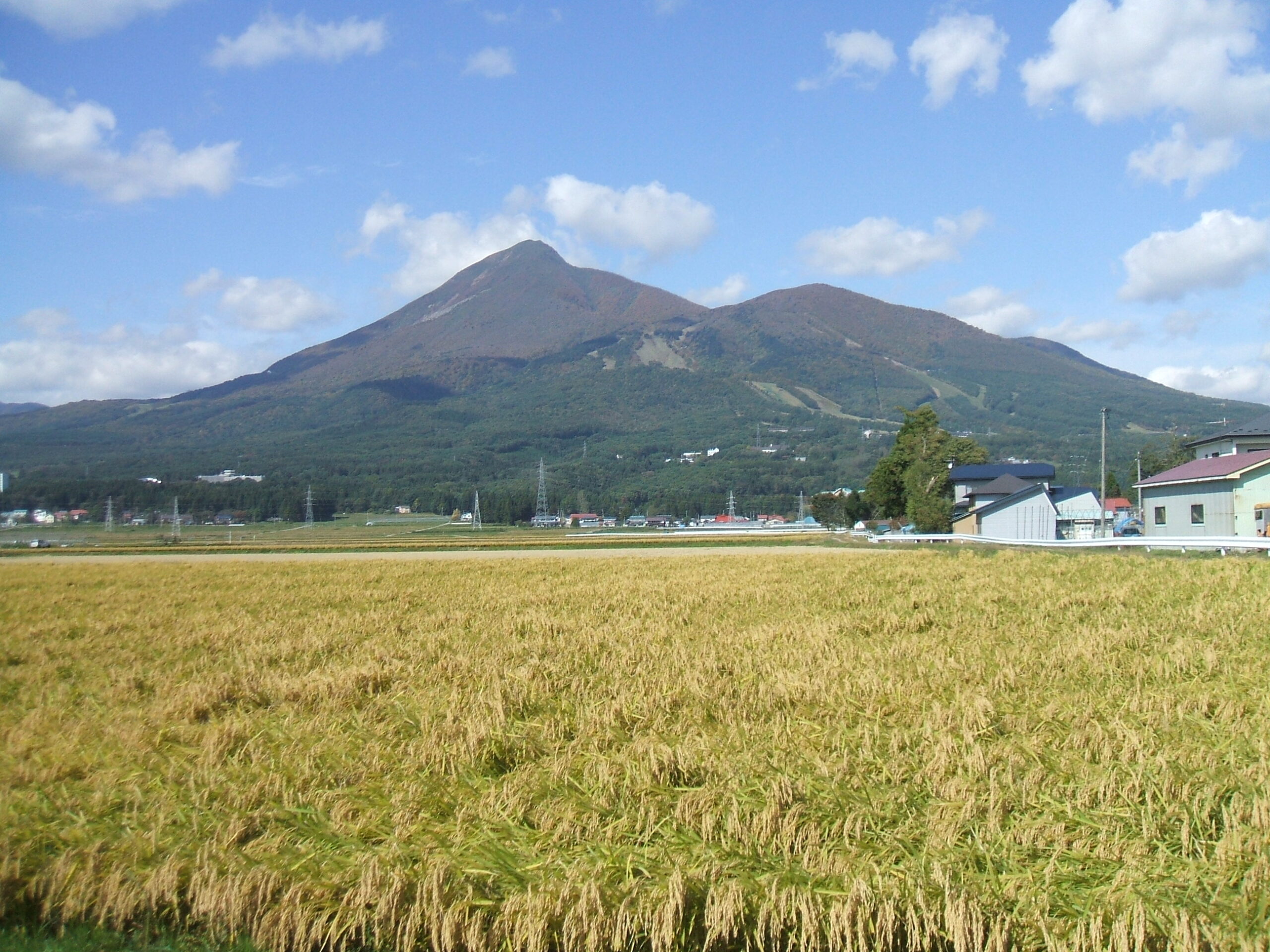Mount Bandai in autumn foliage, Fukushima