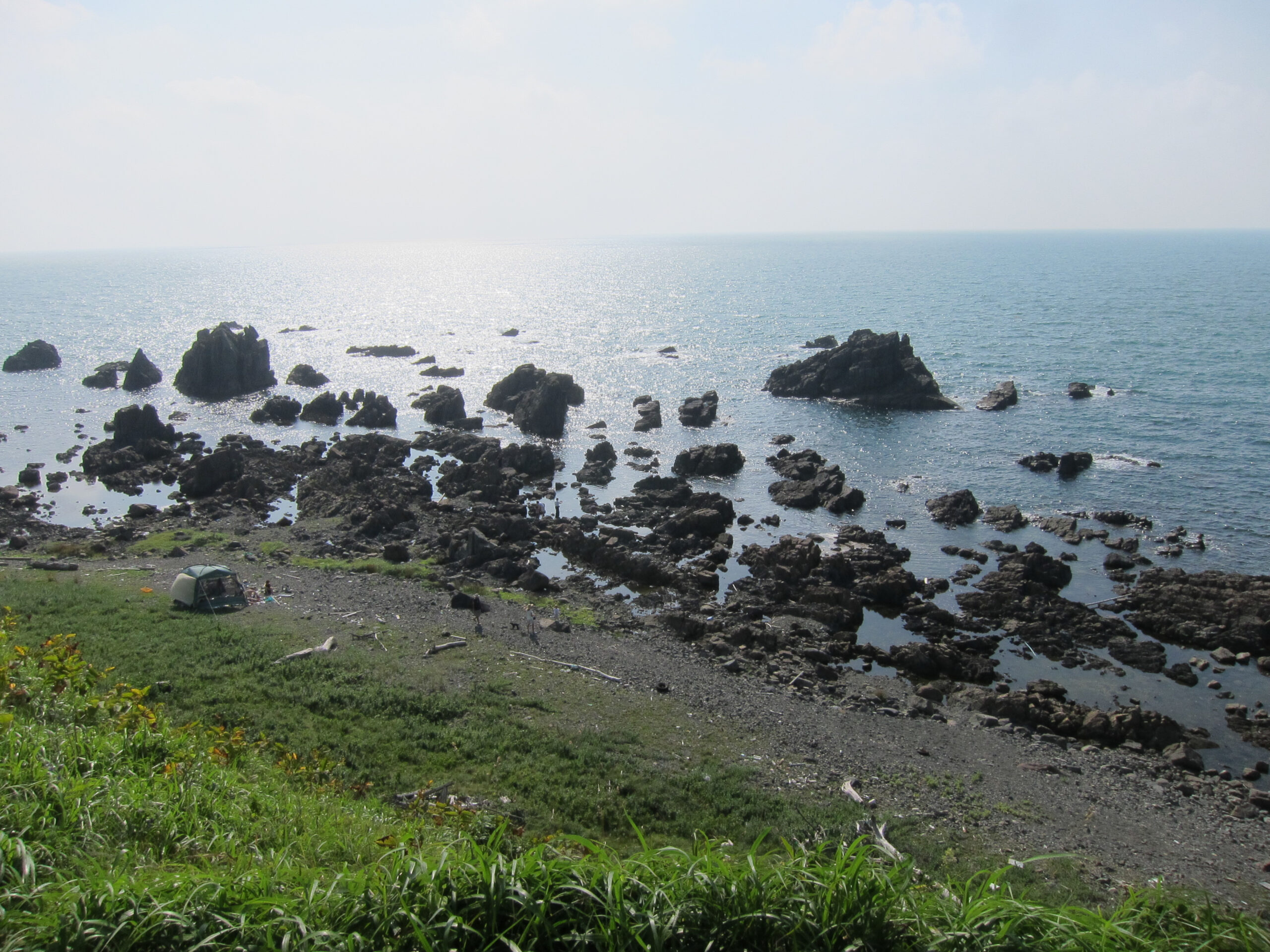 Dramatic coastal scenery along the Oga Peninsula, Akita
