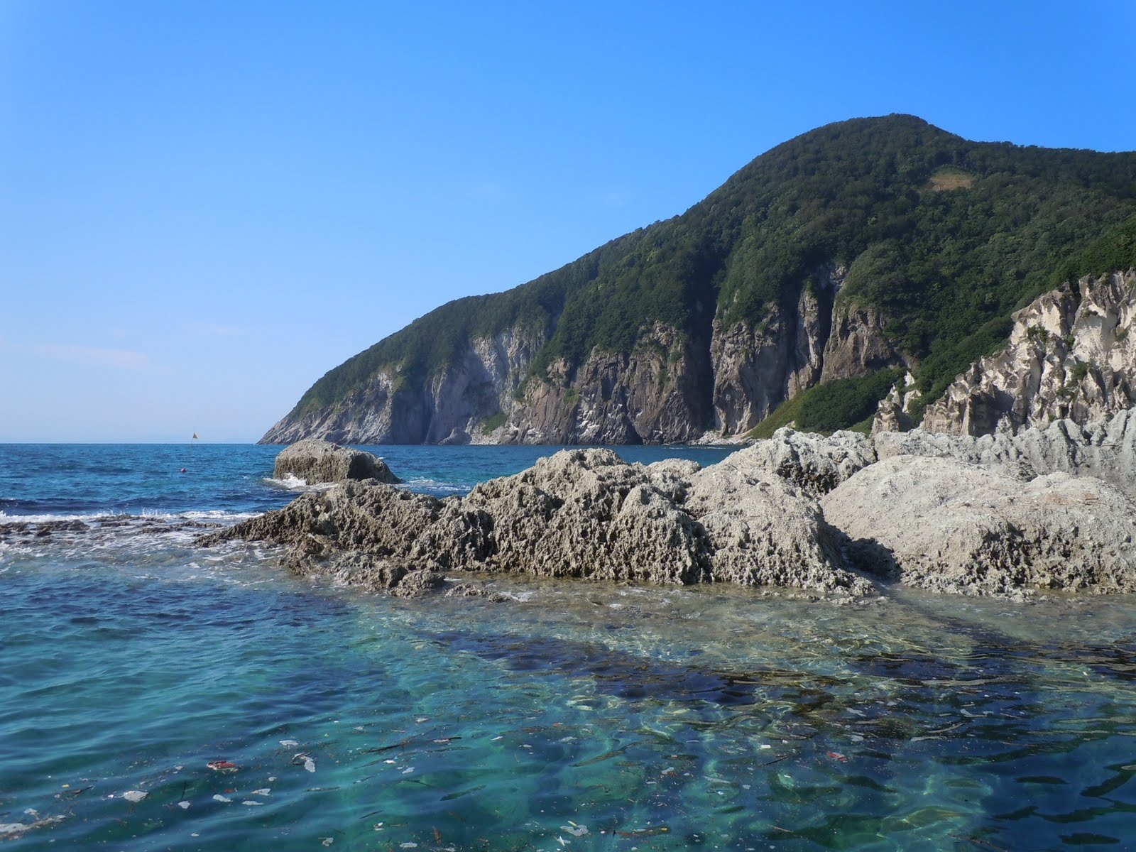 Pristine beach on the Shimokita Peninsula, Aomori, Japan