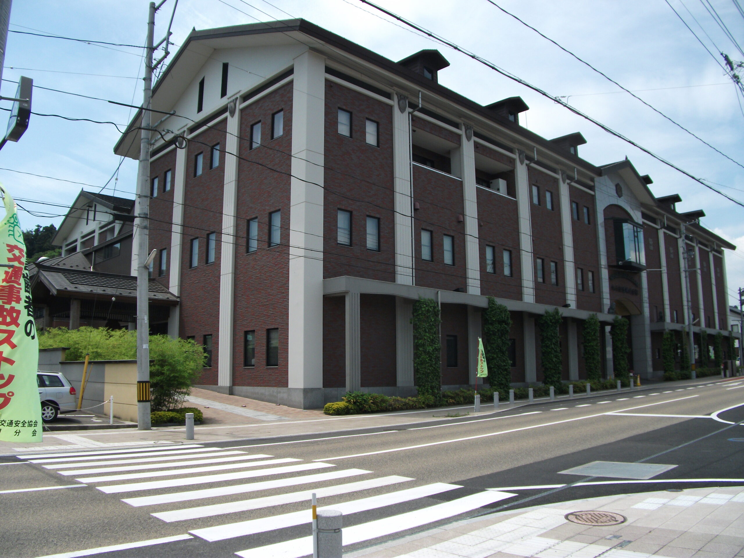Traditional wooden storehouse buildings of Daishichi Sake Brewery in Nihonmatsu